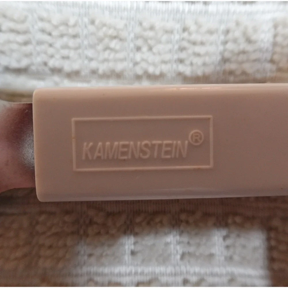 Kamenstein Bottle and Can Opener White Handle Stainless Steel Church‎ Key 6.25in